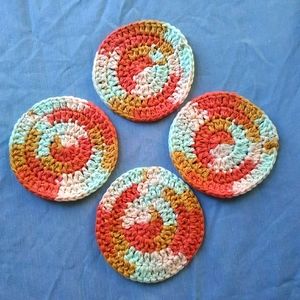 Crochet Coasters (Set of 4)